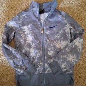 Nike just dream it gray tie-dye boys size 4 jacket